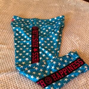 Zumba Fitness Blue Star Capris
